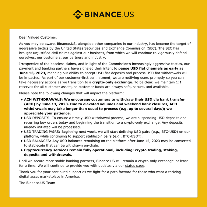 Binance.USͣԪ6/13ʼֹͣԪ